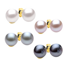 Round Pearl Studs